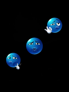 Blue Emoji